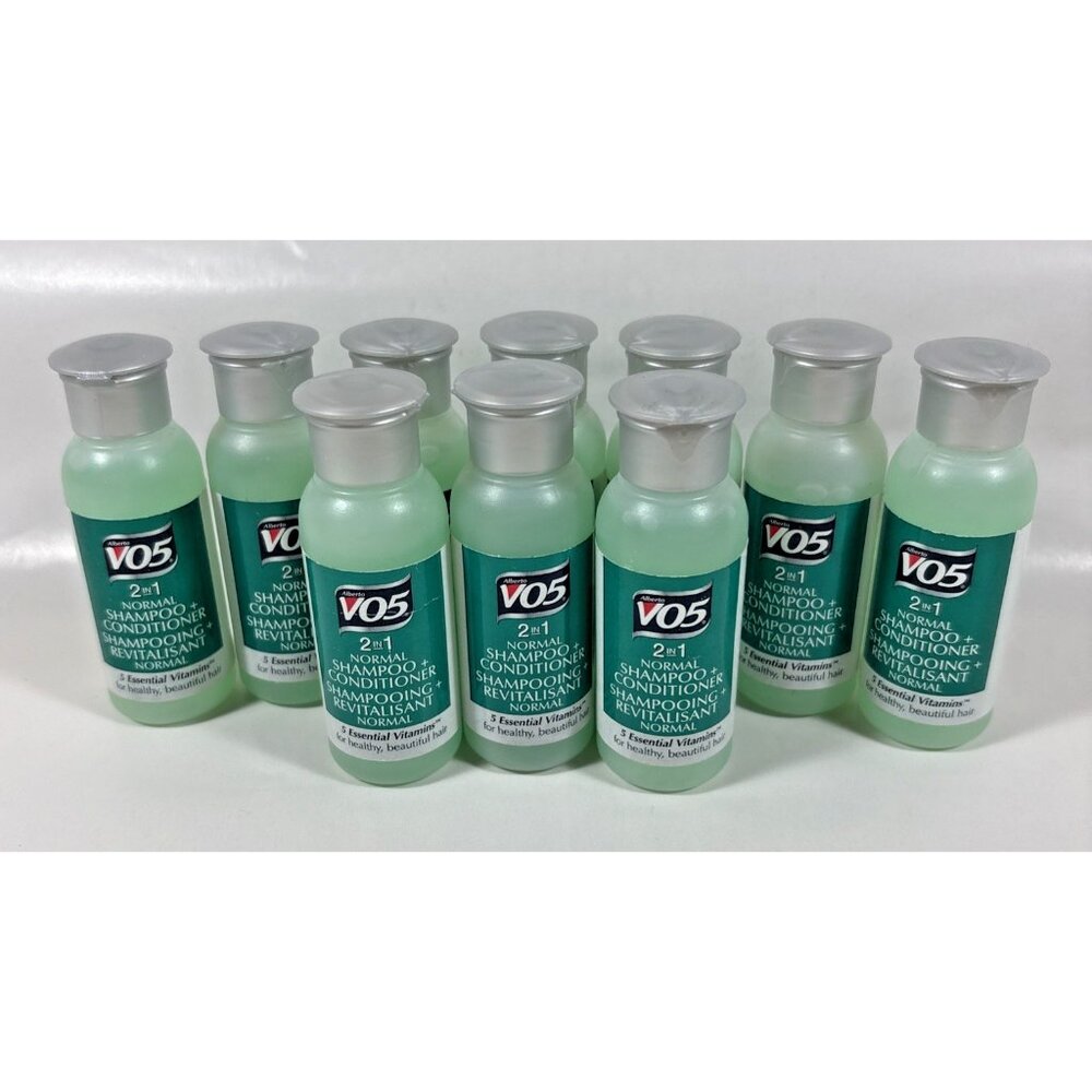 Alberto V05 2 in 1 Shampoo Conditioner Travel Size Small Bottles Lot of 10